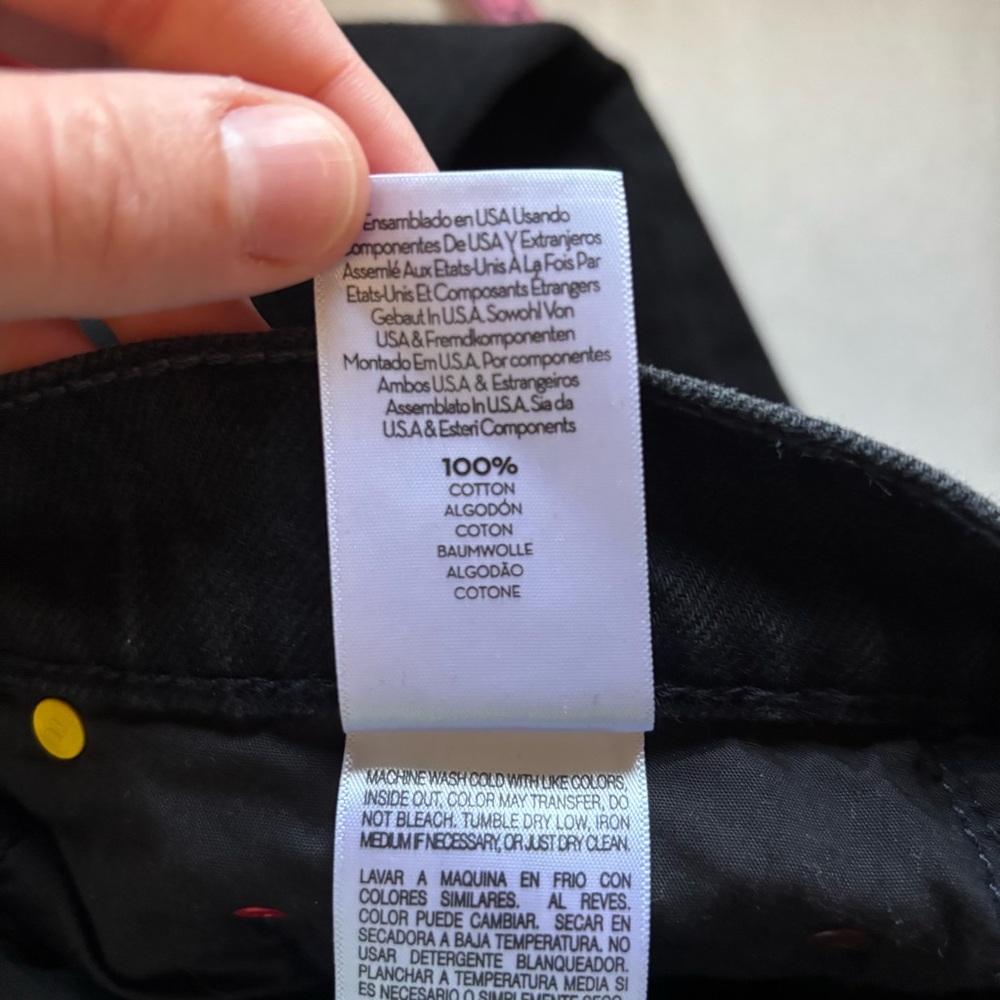 NWT Mother SNACKS! High Waisted Twizzy Skimp Jean Smacking Good Black - Picture 12 of 14